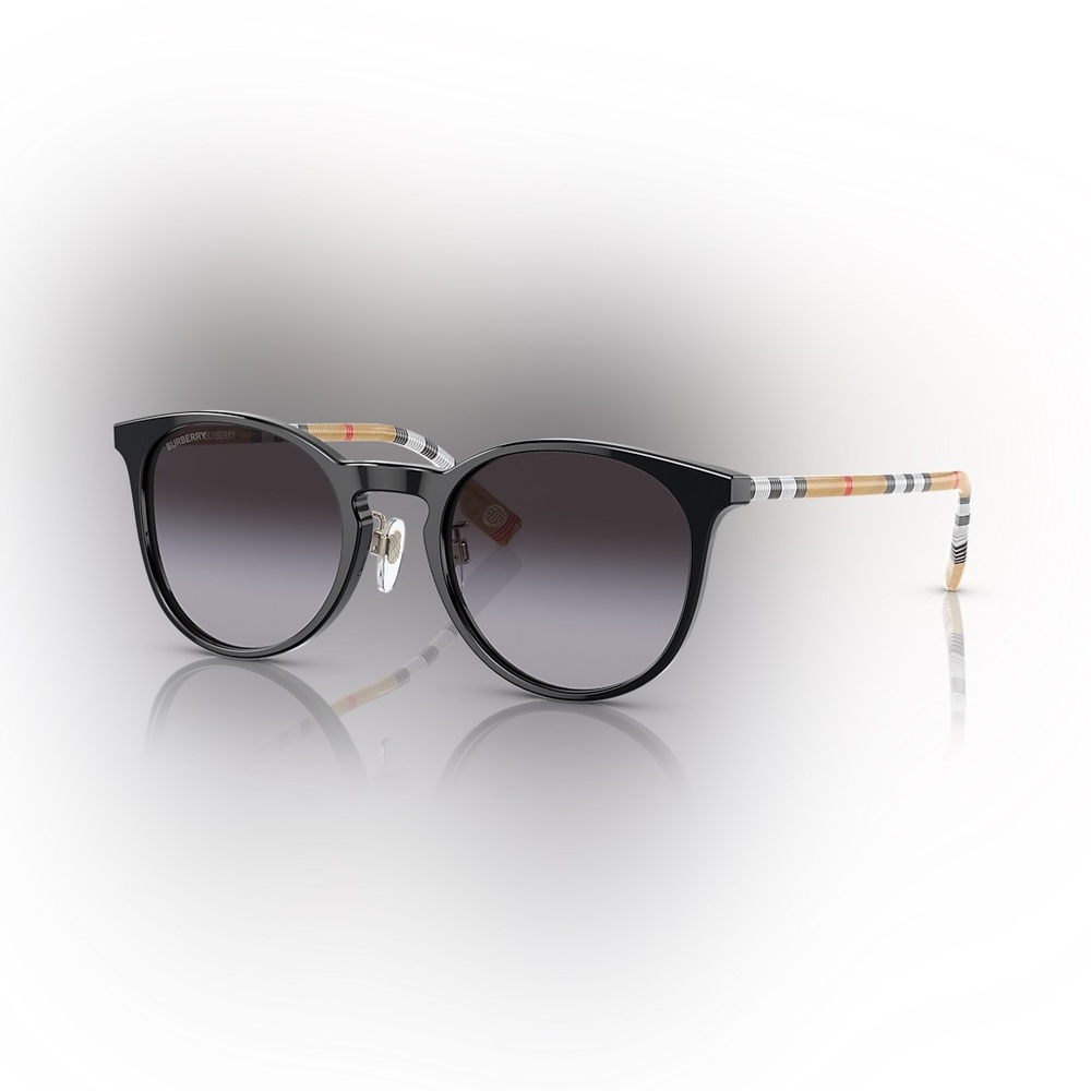Burberry NEW Grey Gradient Sunglasses with Box, & Case - Picture 2 of 10